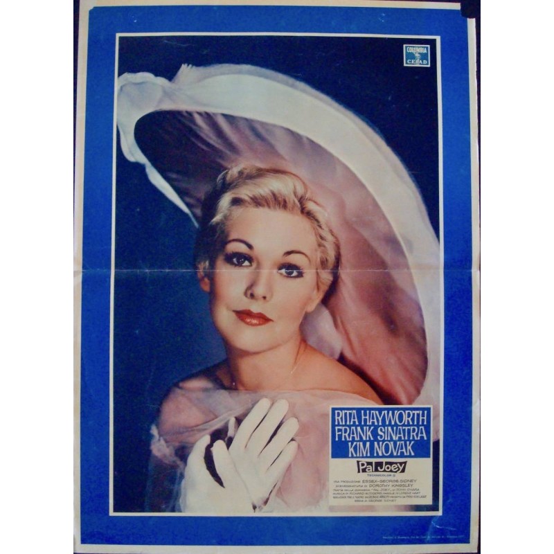 Pal Joey Italian Fotobusta Movie Poster Illustraction Gallery