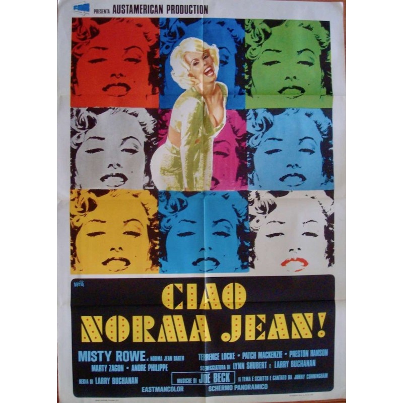 extend Bog Correction Goodbye Norma Jean Italian movie poster - illustraction Gallery