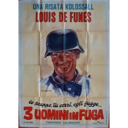 Poster La Grande Vadrouille, Cult French Film, Louis De Funès Film,  Bourvil, French Comedy 