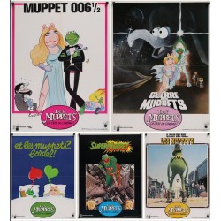 Muppets Go Hollywood (French Moyenne set of 5)