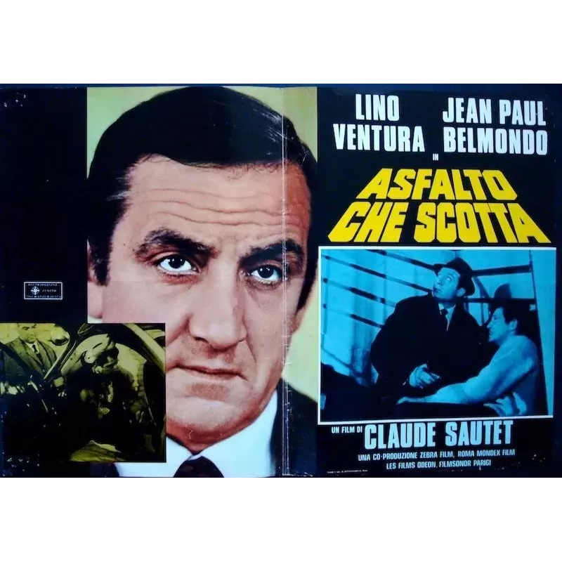 Classe tous risques Italian fotobusta movie poster - Illustraction Gallery
