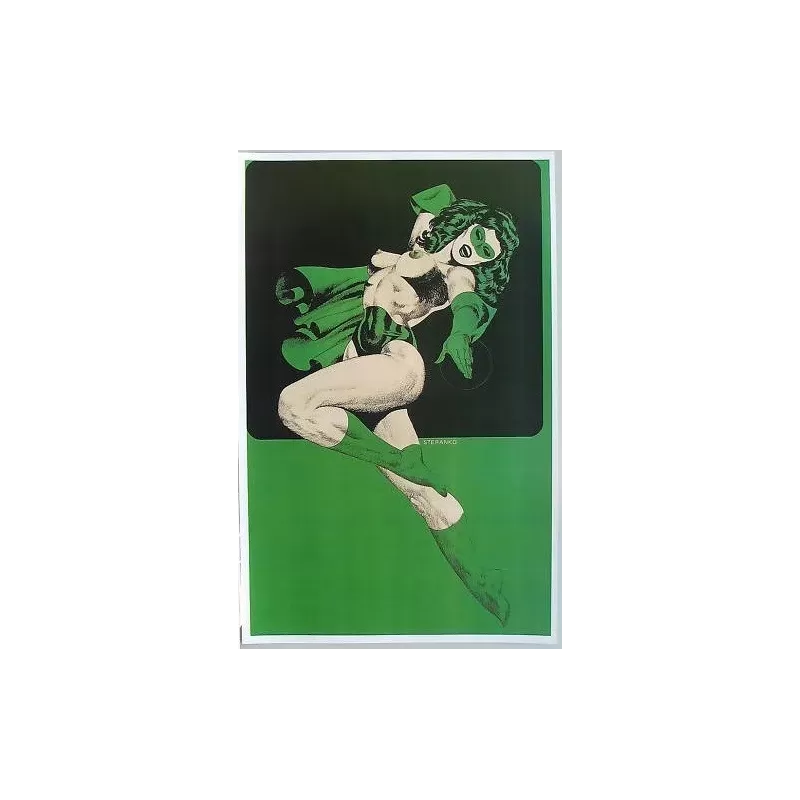Supergirls Phantom Lady print by Jim Steranko - illustration Gallery