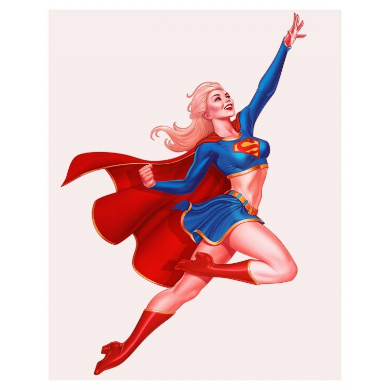Supergirl limited edition print by John Keaveney - illustraction Gallery