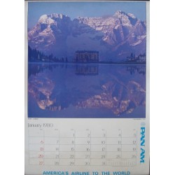 Pan Am Calendar 1980