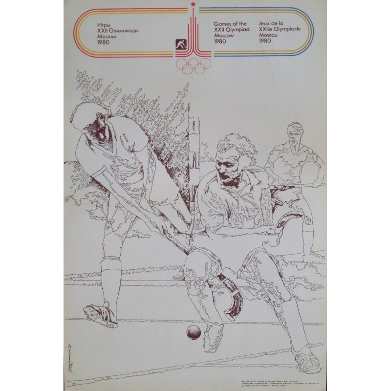 Moscow 1980 Olympics Hockey