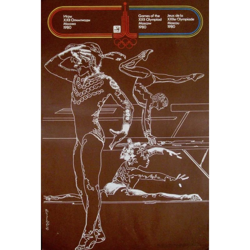 Moscow 1980 Olympics Gymnastics
