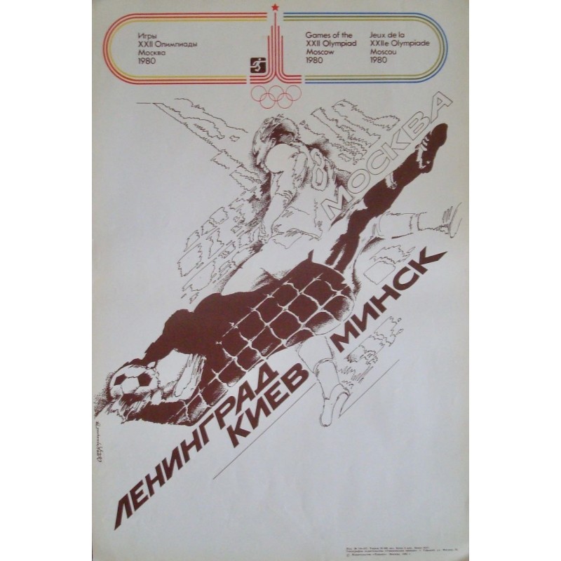 Moscow 1980 Olympics Football