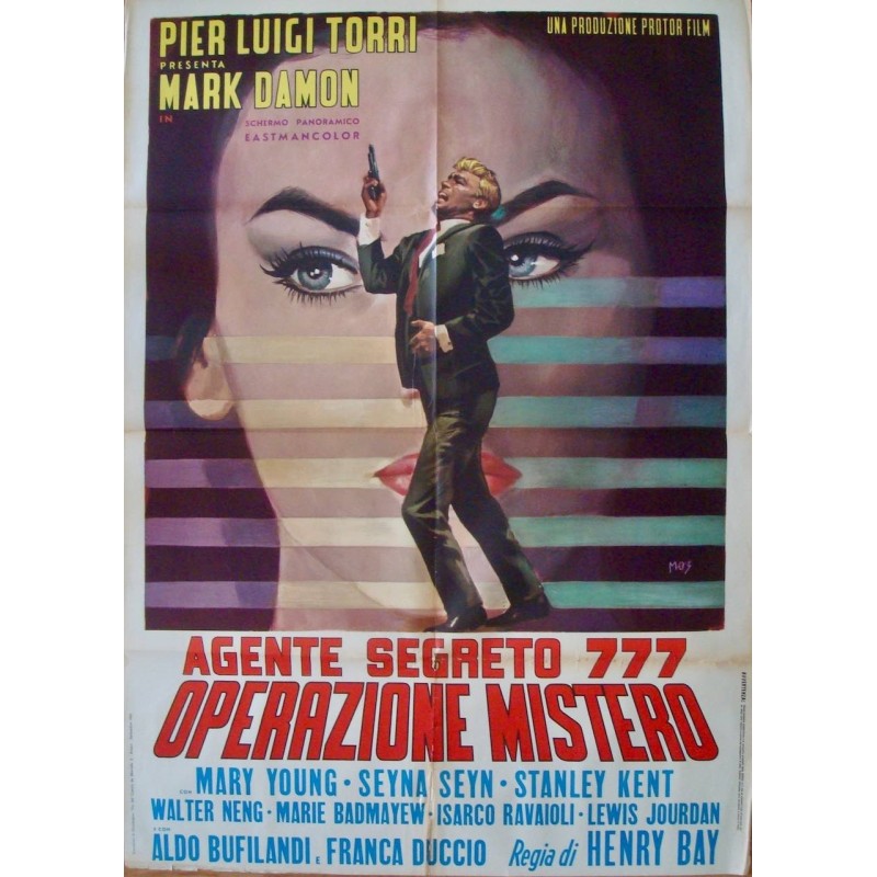 Secret Agent 777 Italian movie poster - illustraction Gallery