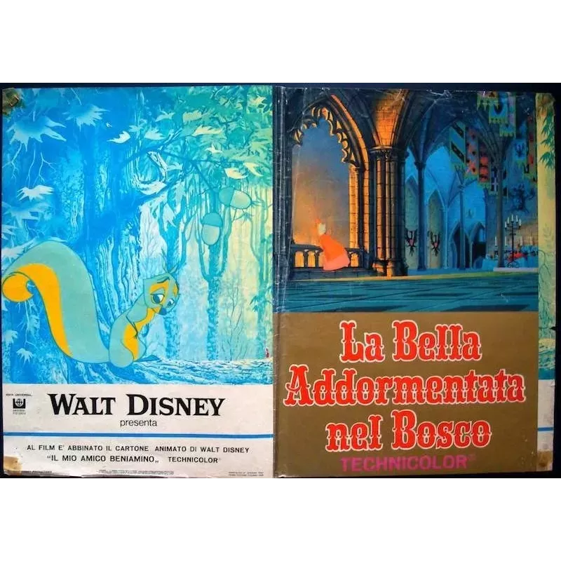 Sleeping Beauty Italian fotobusta movie poster - illustraction Gallery