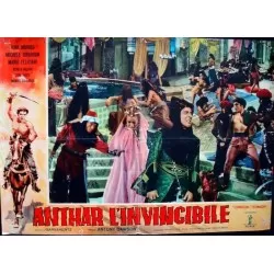 Anthar The Invincible Italian fotobusta movie poster - Illustraction Gallery