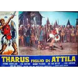Colussus and the Huns (Tharus figlio di Attila) Italian fotobusta - Illustraction Gallery