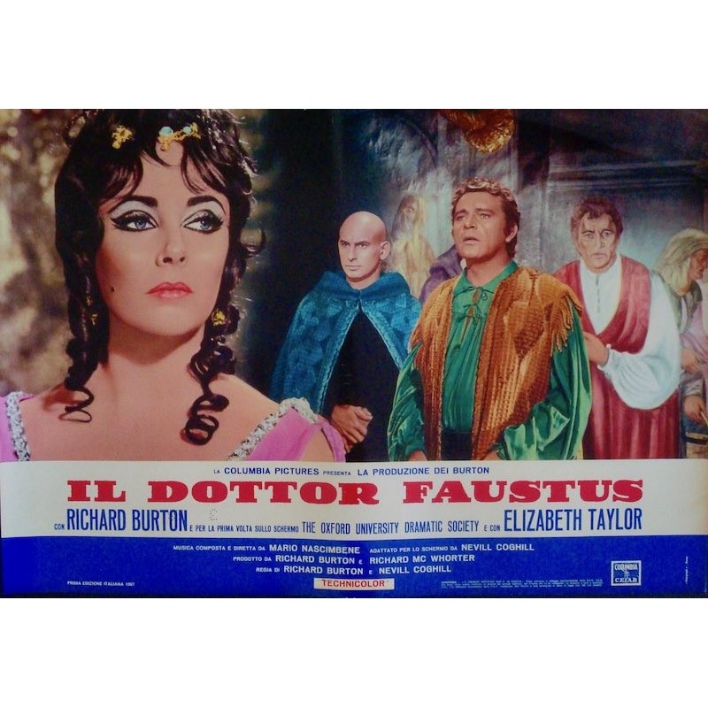 Doctor Faustus Italian fotobusta movie poster set illustraction Gallery