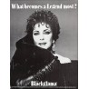 Blackglama Elizabeth Taylor vintage advertising poster - Illustraction Gallery