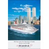 Carnival Cruise Line New York vintage 2000 travel poster - illustraction Gallery