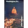 Pan Am Airways Airlines Washington DC vintage 1978 travel poster - illustraction Gallery