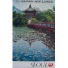 Japan Airlines Seoul original 1968 travel poster - illustraction Gallery