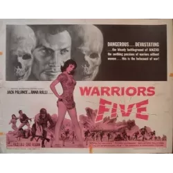 Warriors Five (La guerra continua) half sheet movie poster - illustraction Gallery
