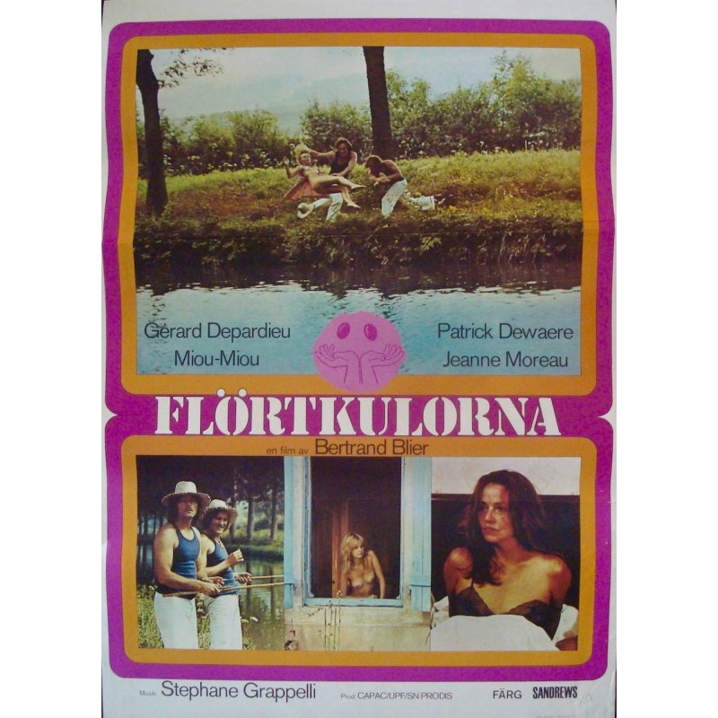 Les valseuses Swedish movie poster - illustraction Gallery