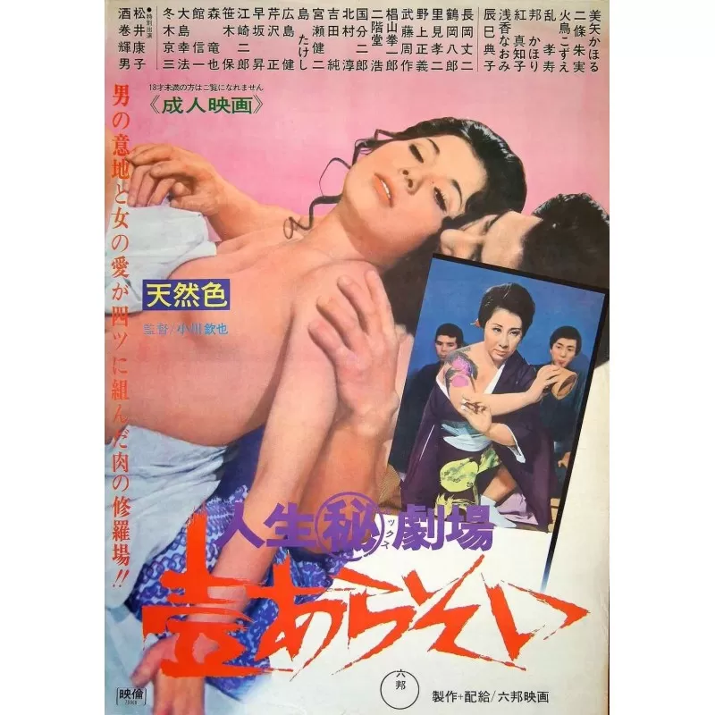 Vase Of A Female Dice Gambler Japanese movie poster - illustraction Gallery