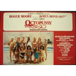 James Bond Octopussy Italian fotobusta - Illustraction Gallery