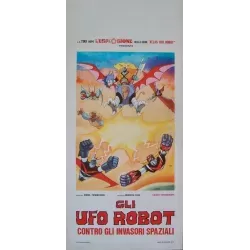 UFO Robot Goldorak Italian movie poster - illustraction Gallery