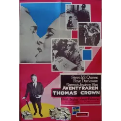 The Thomas Crown Affair Swedish movie poster - illustraction Gallery