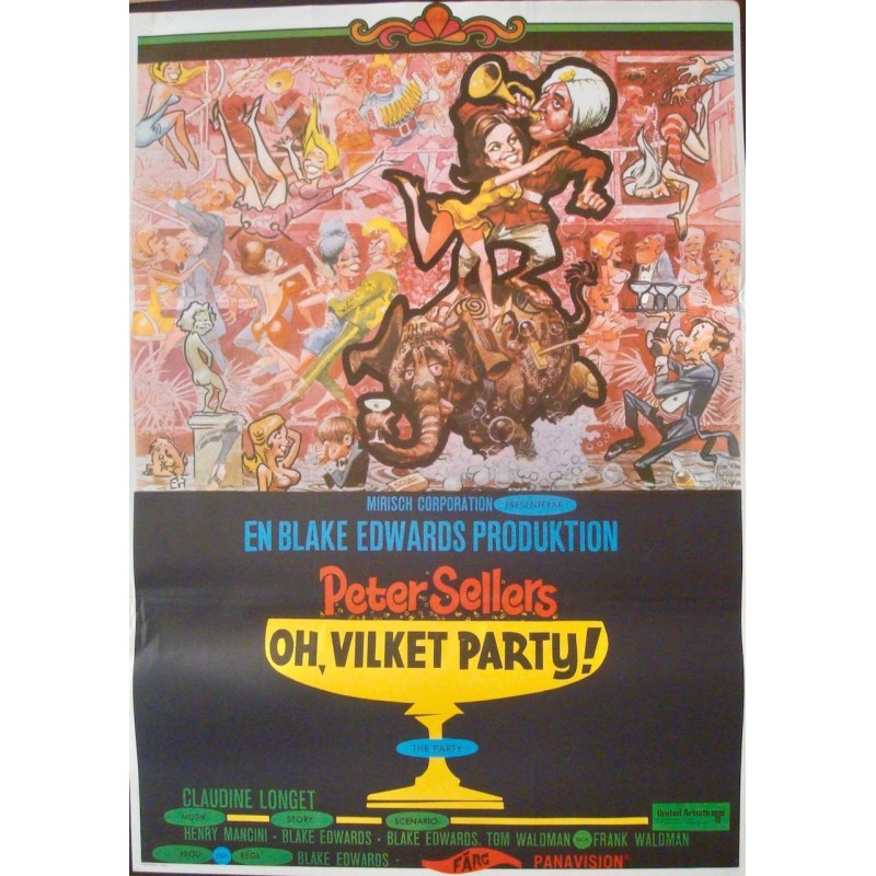 The Party Swedish movie poster - illustraction Gallery