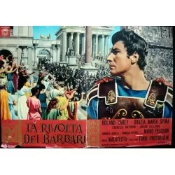 Revolt Of The Barbarians Italian fotobusta - illustraction Gallery