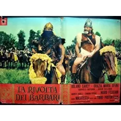 Revolt Of The Barbarians Italian fotobusta - illustraction Gallery