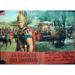 Revolt Of The Barbarians Italian fotobusta - illustraction Gallery