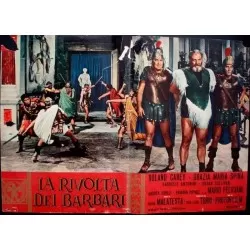 Revolt Of The Barbarians Italian fotobusta - illustraction Gallery