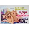 Girl On A Motorcycle Belgian movie poster - illustraction Gallery