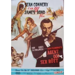 James Bond From Russia With Love Swedish movie poster - illustraction Gallery