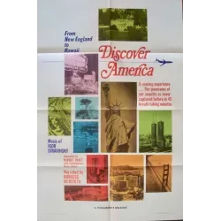 Discover America one sheet movie poster - illustraction Gallery