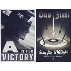 Captain America: The First Avenger Mondo limited edition variant print set by Olly Moss - illustraction Gallery