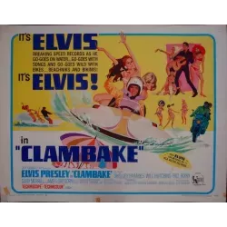 Clambake half sheet movie poster - illustraction Gallery
