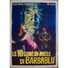 Bluebeard Ten Honeymoons Italian movie poster - illustraction Gallery