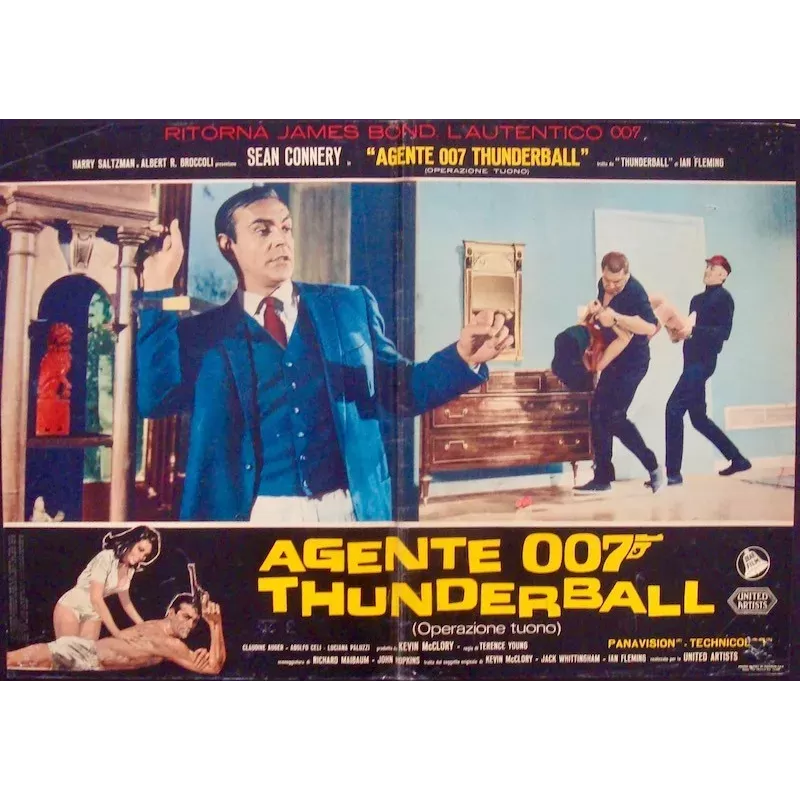 Thunderball Italian fotobusta movie poster - illustraction Gallery