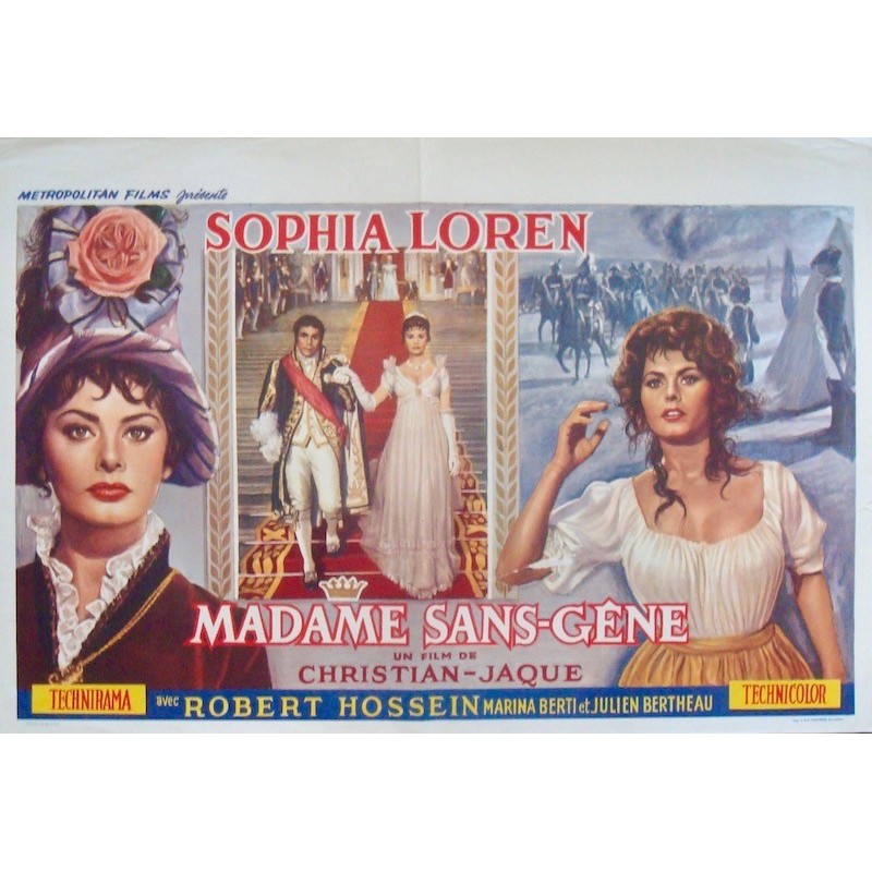 Madame sans-gene Belgian movie poster - illustraction Gallery