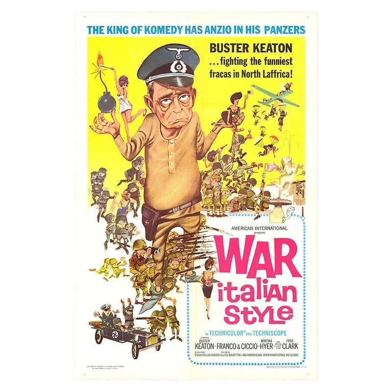 War Italian Style one sheet movie poster - illustraction Gallery