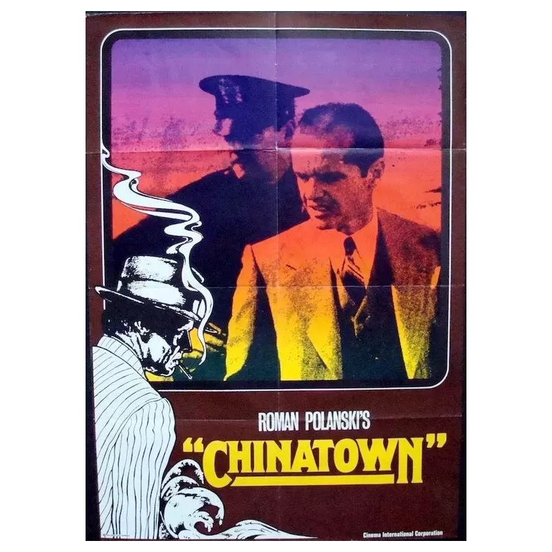 Chinatown German movie poster - illustraction Gallery