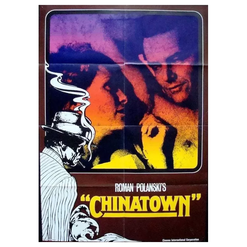 Chinatown German movie poster - illustraction Gallery