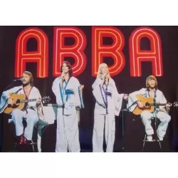 Abba 1978 British personality poster - illustraction Gallery