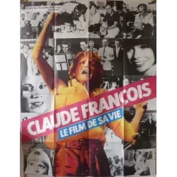 Claude Francois le film de sa vie French Grande movie poster - Illustraction Gallery