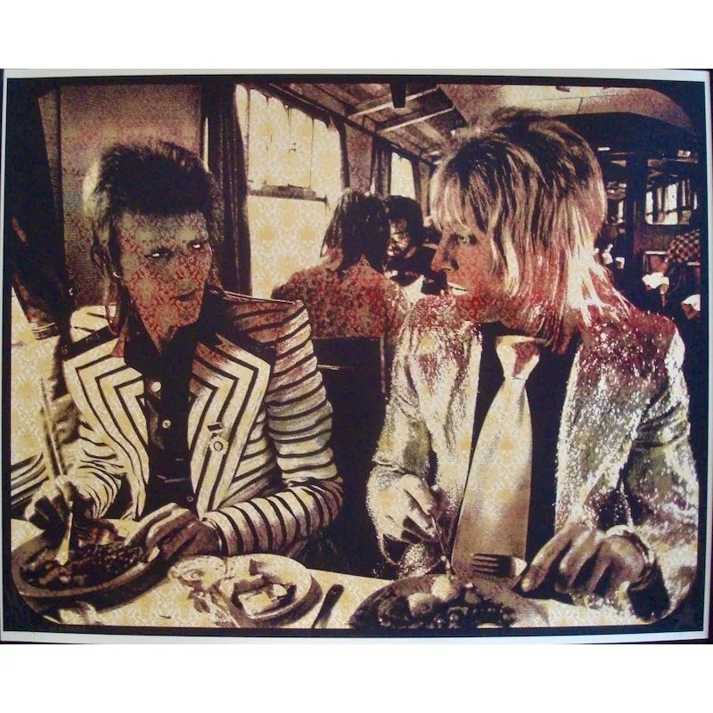 David Bowie The Last Supper limited edition print by Matt Dye / Blunt Graffix - illustraction Gallery