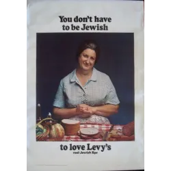 Levy's Rye Bread 1967 advertising poster - Illustraction Gallery