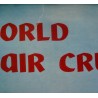 TAI (Transports Aeriens Internationaux) Around The World with DC8 vintage 1962 airlines poster- illustraction Gallery