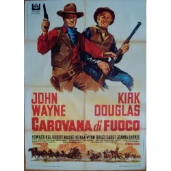 The War Wagon Italian movie poster - illustraction Gallery