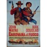 The War Wagon Italian movie poster - illustraction Gallery