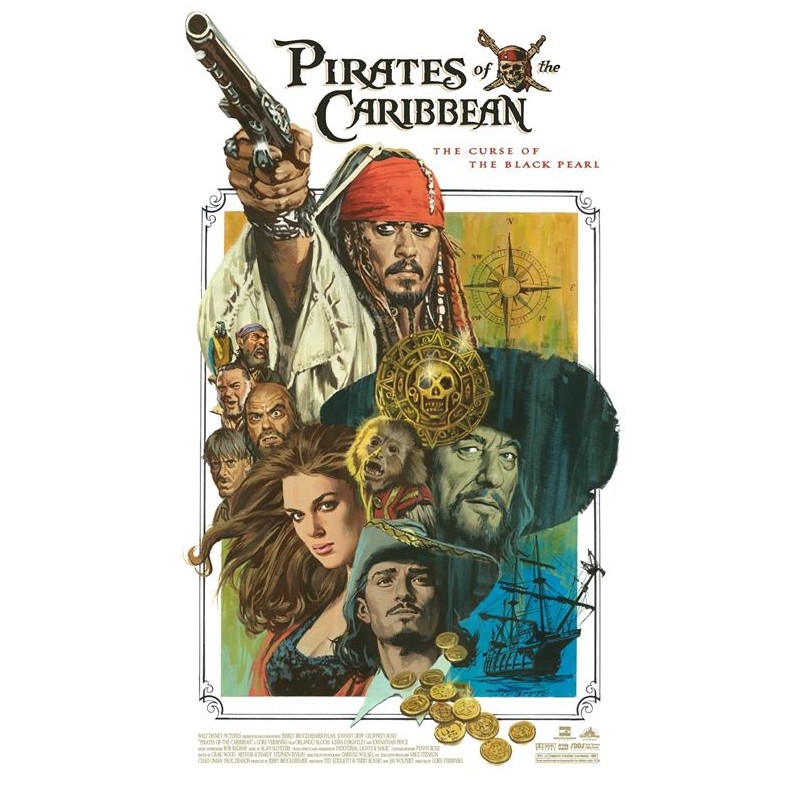 Pirates Of The Caribbean Black Pearl Poster